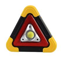 Triangulo Sinalizador LED de Emergencia Recarregavel Multifuncional Hurry Bolt HB-6609 - Amarelo/Preto