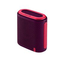 Caixa de Som Multilaser SP239 Pulse Mini Bluetooth 10W Roxo e Vermelho