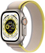 Apple Watch Ultra 49MM GPS+Cellular Caixa Titanio Pulseira (s/M) Trail Amarela/Bege MNHD3L