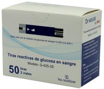 Tiras de Glicose DR House G-425-3S (2 Viales 50 Tiras)