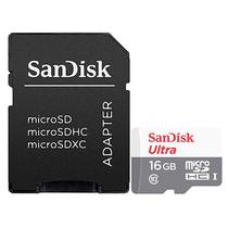 Cartao de Memoria Micro SD Sandisk Ultra / 16GB
