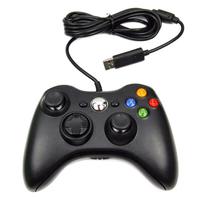 Controle Xbox 360 com Fio Preto Paralelo com Caixa
