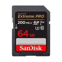 Cartão de Memória SD 64GB Sandisk Extreme Pro 200MBS