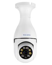 Camera de Seguranca IP Tucano TC-E27 - Wi-Fi - Lampada - Branco