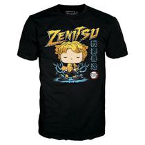 Camiseta Funko Tees Demon Slayer: Kimetsu No Yaiba: Zenitsu - Tamanho XL