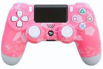 Controle Play Game Dualshock 4 Wireless - Pink Flowers