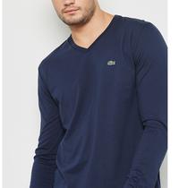 Camiseta Lacoste Masculino TH6711-166 04 - Azul Marinho