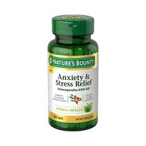 Ant_Suplemento Nature's Bounty Anxiety & Stress Relief 50 Capsulas