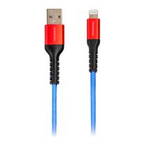 Cabo USB Magnavox MAC6419-Mo Lightning / 1,5M - Azul e Vermelho