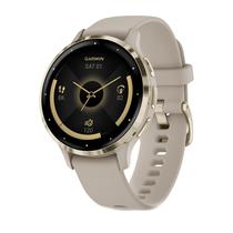 Smartwatch Garmin Venu 3S - Bluetooth - Wi-Fi - GPS - Bege e Dourado