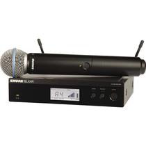 Microfone Sem Fio Shure BLX24R/B58-J10 - Preto