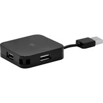 Hub USB Mtek HB-420 com 4 Portas USB 2.0 - Preto