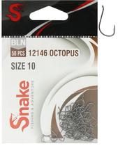 Anzol Snake 12146 Octopus Black Nickel 10 (50 Pecas)