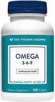The Vitamin Shoppe Omega 3-6-9 (120 Softgels)