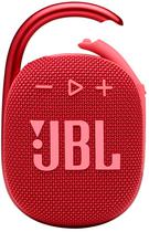 Caixa de Som JBL Clip 4 Bluetooth A Prova D'Agua - Vermelho