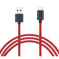 Cabo Xiaomi SJX10ZM USB-A / USB-C Mi Braided / Nylon / 1 Metro - Vermelho