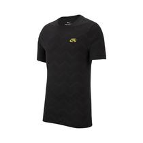 Camiseta Nike Masculina SB Aop Quilted Preta