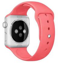 Correia 4LIFE para Apple Watch Silicone 42/44/45/49 MM - Rosa