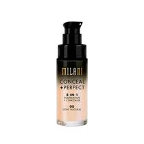 Milani Conceal + Perfect 2-IN-1 Foundation And Conceal Light Natural #00