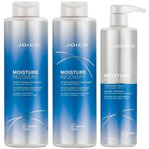 Kit Joico Moisture Recovery - Shampoo + Condicionador + Mascara de Hidratacao Profunda - 1L/1L/500ML