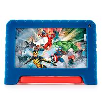 Tablet Kid Multilaser NB602 Android 2RAM/32GB QC/Wifi 7" Azul Avengers