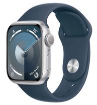 Apple Watch Series 9 MR903LL/A GPS/Oximetro Aluminio 41MM - Silver Al Storm Blue SB (s/M)