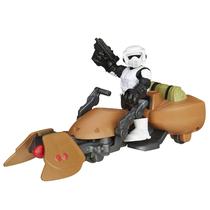 Boneco Hasbro Playskool Star Wars B2035 Scout Trooper & Speeder Bike