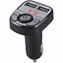 Transmissor para Carro Satellite A-MP39B Bluetooth - Preto/Prata
