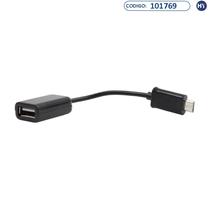 Adaptador Otg Micro-USB A USB-A / s-K07 - Preto