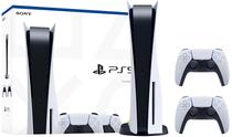 Console Sony Playstation 5 CFI-1200A Disk 825GB SSD | 2 Controles Dualsense - White/Black (Japones)