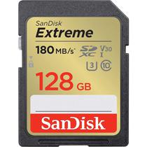 Cartão de Memória Sandisk SD 128GB Extreme 180MB/s C10