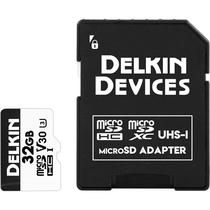 Cartão de Memória Micro SD-Ush-I Delkin Advantage 32GB 2X1