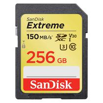 Cartao de Memoria SD Sandisk Extreme U3 256GB 150MBS - (SDSDXV5-256G-Gncin)