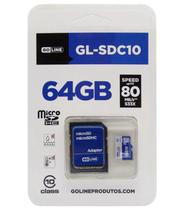 Cartao de Memoria Micro SD Goline GL-SDC10 64GB / C10 / 80MBS