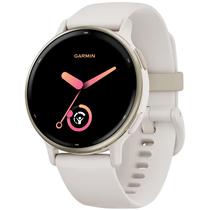 Smartwatch Garmin Vivoactive 5 010-02862-11 com Tela 1.2"/ GPS/ Bluetooth/ 5 Atm - Cream Gold/ Ivory