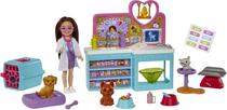 Boneca Barbie Chelsea Veterinaria Mattel - HGT12
