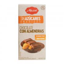 Barra Chocolate Sem Acucar Mazzei Befit Amendoas 75G