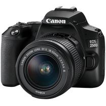 Camera Canon Eos 250D Wi-Fi/Bluetooth com Lente Ef-s 18-55 MM III- Preta