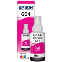 Tinta para Impressoras Epson 664 T664320 com 70ML - Magenta