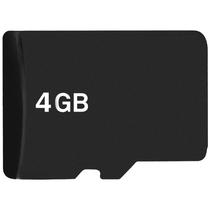 Cartao de Memoria Micro SD de 4GB - Preto