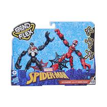 Figuras Hasbro Marvel Spider-Man Bend And Flex Venom VS Carnage F2692