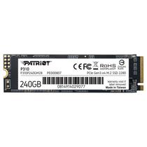 SSD Patriot P310, 240GB, M.2 Nvme, Leitura 1700MB/s, Gravacao 1000MB/s, P310P240GM28