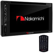 Reprodutor de DVD Automotivo Nakamichi NA3020 6.2" com Bluetooth e Radio AM/FM - Preto