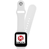 Smartwatch Mox MO-SW8 com Bluetooth - Branco/Prata