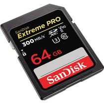 Cartao de Memoria SD Sandisk SDSDXDK-064-GN4IN 300 MB/s Extreme Pro