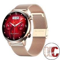 Smartwatch G-Tide Romance Lady Time de 1.1" com Bluetooth/NFC /IP68- Gold