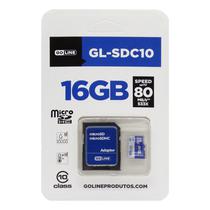 Cartao de Memoria Micro SD Goline GL-SDC10 16GB / Classe 10 / 80MBS