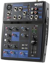 Mixer de Audio Gemini GEM-05USB 5 Canais Bluetooth - Black