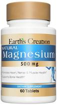 Earth's Creation Magnesium 500MG - 60 Comprimidos