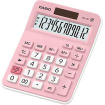 Calculadora Compacta Casio MX-12B - Rosa